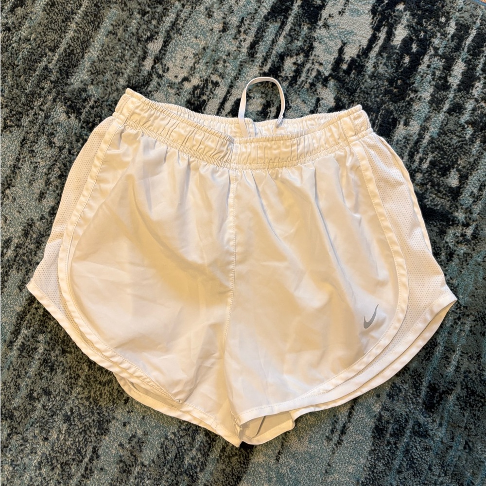 Nike Women's White Athletic Shorts